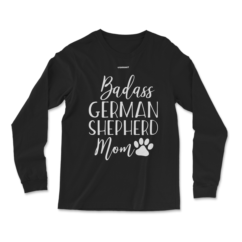 Load image into Gallery viewer, Badass German Shepherd Mom Funny Dog Long Sleeve Shirt
