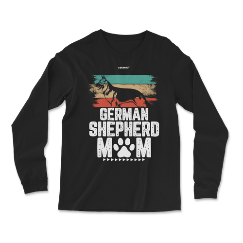 German Shepherd Mom Mothers Day Long Sleeve Shirt