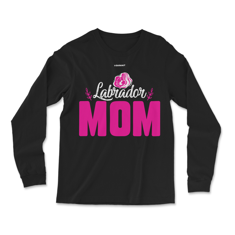 Load image into Gallery viewer, Labrador Mom Pink Long Sleeve Shirt
