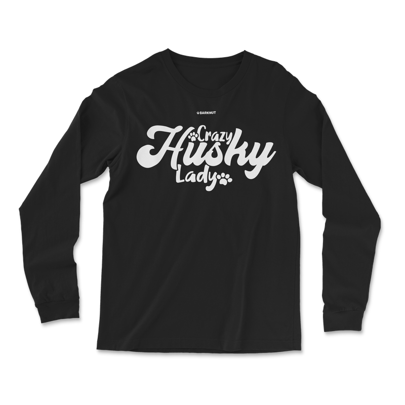 Load image into Gallery viewer, Crazy Husky Lady Long Sleeve Shirt
