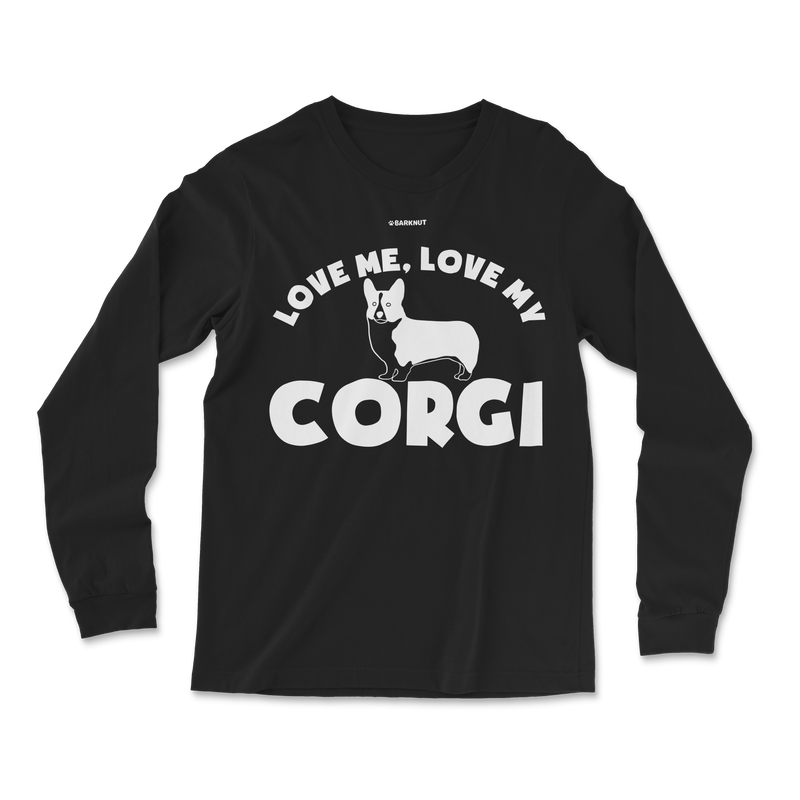 Load image into Gallery viewer, Love Me Love My Corgi Long Sleeve Shirt
