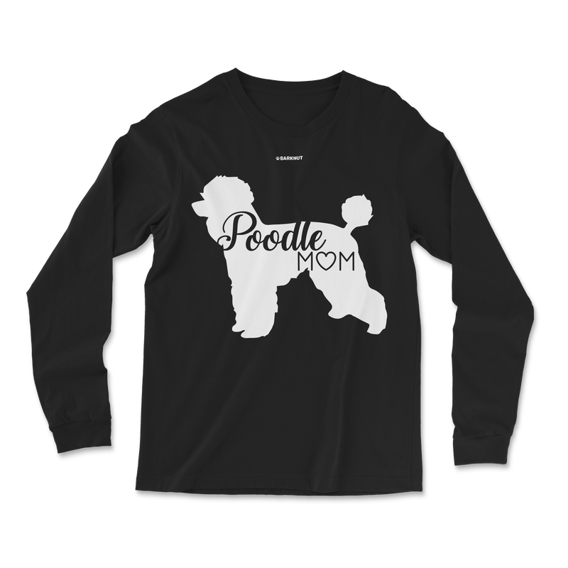 Load image into Gallery viewer, Poodle Mom Silhouette Long Sleeve Shirt
