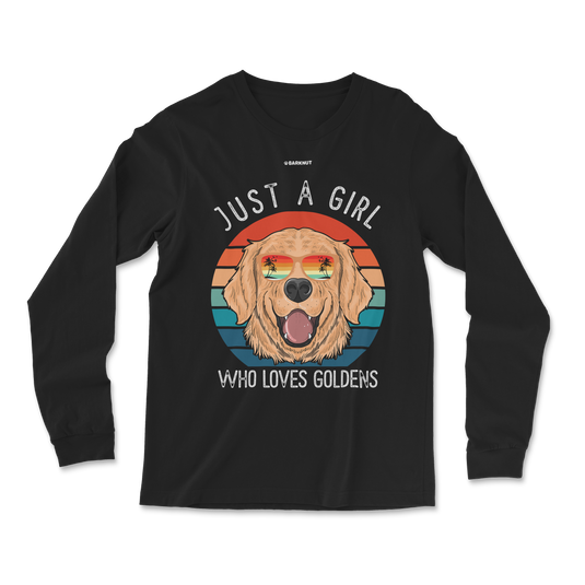 Just A Girl Who Loves Goldens Long Sleeve Shirt