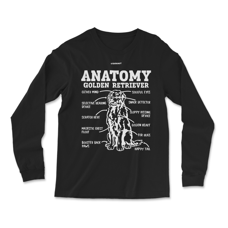 Load image into Gallery viewer, Golden Retriever Anatomy Long Sleeve Shirt
