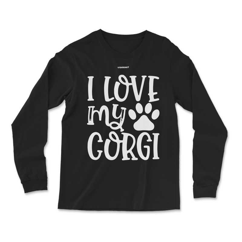 Load image into Gallery viewer, I Love My Corgi Long Sleeve Shirt
