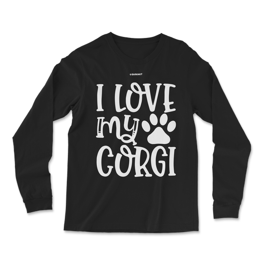 I Love My Corgi Long Sleeve Shirt