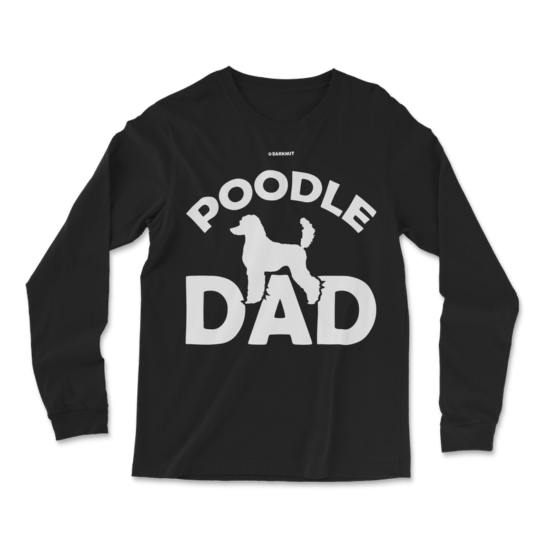 Load image into Gallery viewer, Poodle Dad Silhouette Long Sleeve Shirt
