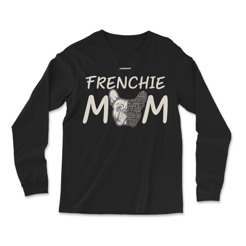 Load image into Gallery viewer, Frenchie Mom Stylistic Long Sleeve Shirt
