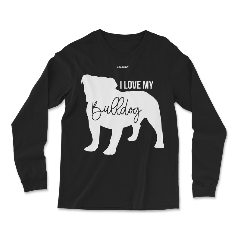 Load image into Gallery viewer, I Love My French Bulldog Long Sleeve Shirt
