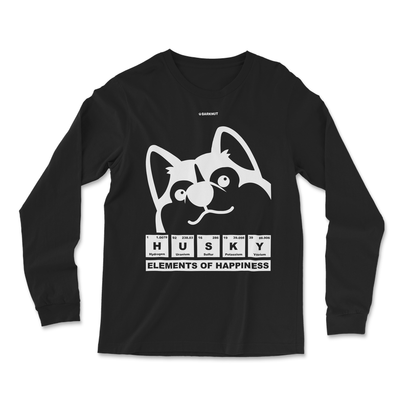 Load image into Gallery viewer, Husky Elements Of Happiness Long Sleeve Shirt
