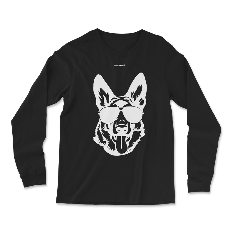 Load image into Gallery viewer, German Shepherd Sunglasses Long Sleeve Shirt
