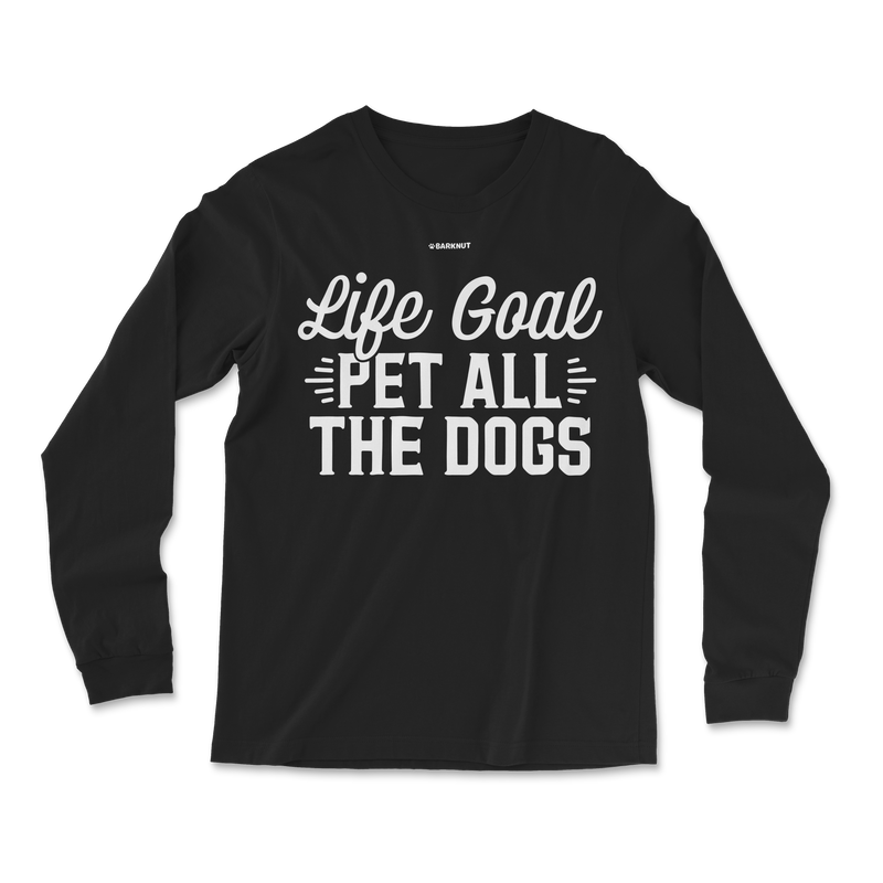 Load image into Gallery viewer, Life Goal Pet All The Dogs Long Sleeve Shirt
