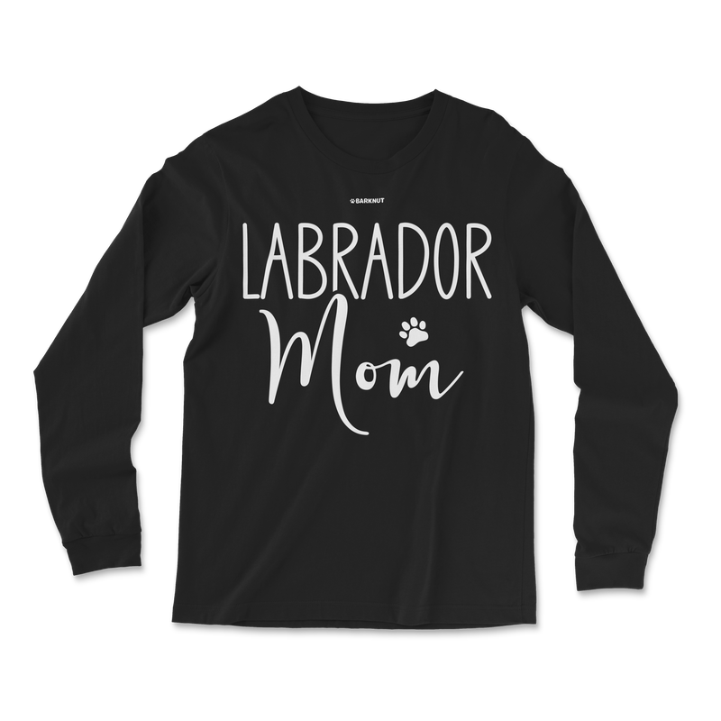 Load image into Gallery viewer, Labrador Mom Paw Print Long Sleeve Shirt
