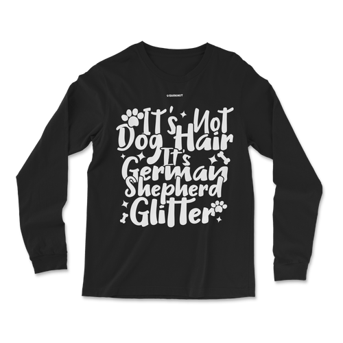 German Shepherd Glitter Long Sleeve Shirt