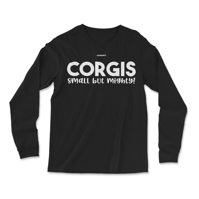 Load image into Gallery viewer, Corgis Small But Mighty Long Sleeve Shirt
