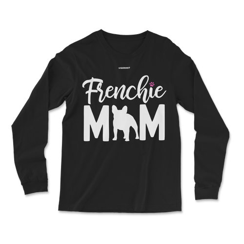 Frenchie Mom Silhouette Long Sleeve Shirt