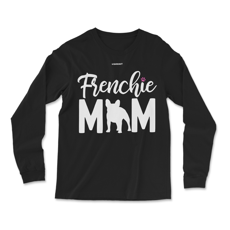 Load image into Gallery viewer, Frenchie Mom Silhouette Long Sleeve Shirt
