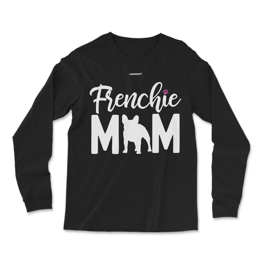 Frenchie Mom Silhouette Long Sleeve Shirt