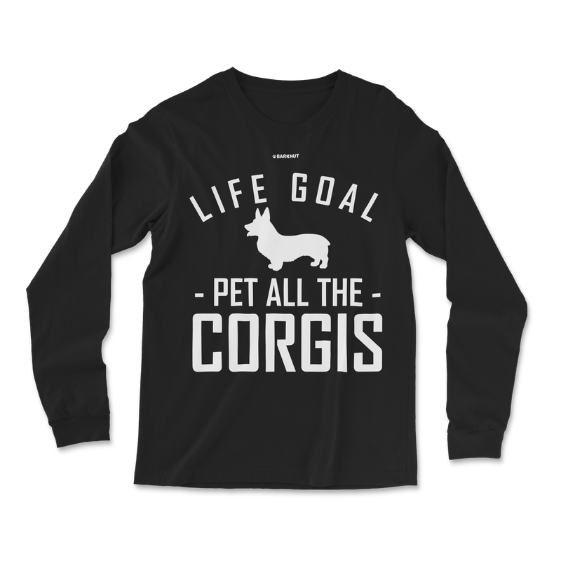 Load image into Gallery viewer, Life Goal Pet All The Corgis Long Sleeve Shirt
