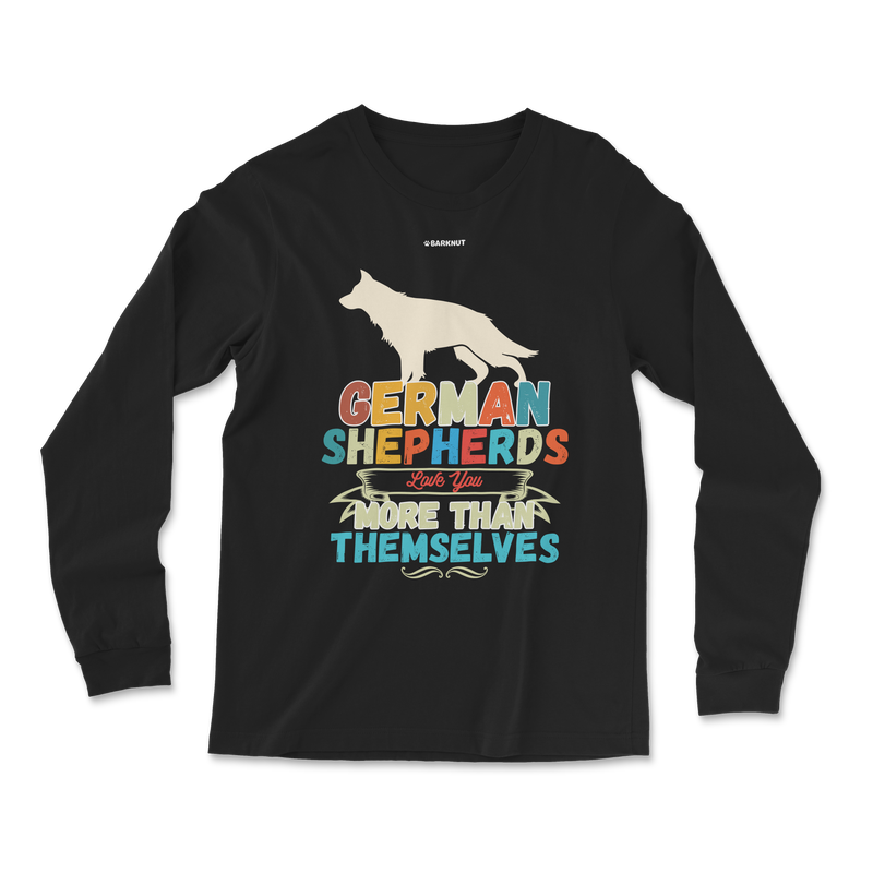 Load image into Gallery viewer, German Shepherd Loves You More Long Sleeve Shirt
