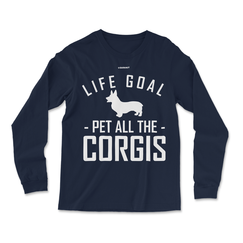 Load image into Gallery viewer, Life Goal Pet All The Corgis Long Sleeve Shirt
