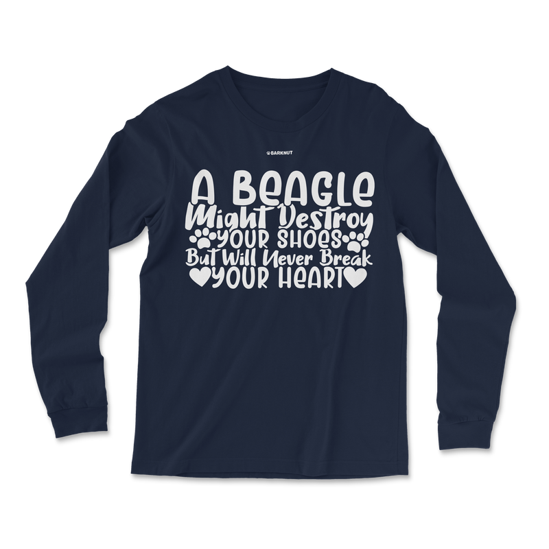 Load image into Gallery viewer, A Beagle Will Never Break Your Heart Long Sleeve Shirt
