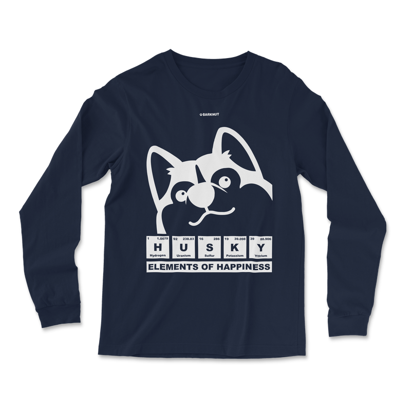 Load image into Gallery viewer, Husky Elements Of Happiness Long Sleeve Shirt
