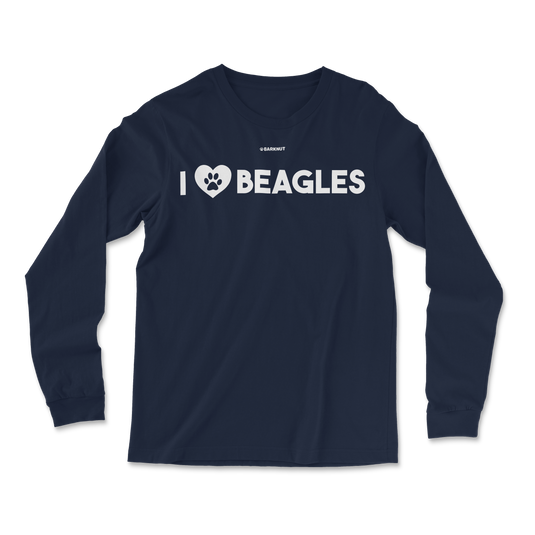 I love Beagles Long Sleeve Shirt