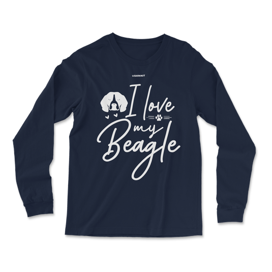 I Love My Beagle Long Sleeve Shirt