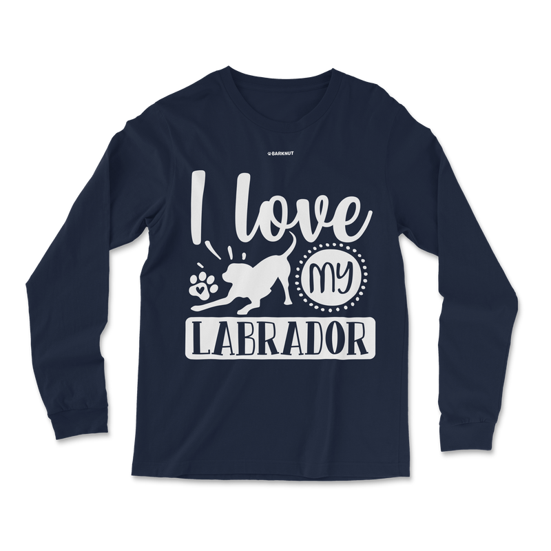 Load image into Gallery viewer, I Love My Labrador Long Sleeve Shirt
