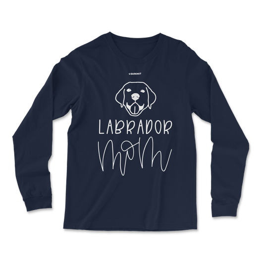 Labrador Face Mom Long Sleeve Shirt