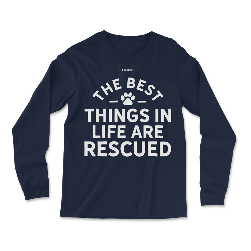 Load image into Gallery viewer, The Best Things In Life Are Rescued Long Sleeve Shirt
