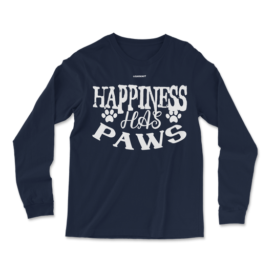 Happiness Has Paws Long Sleeve Shirt