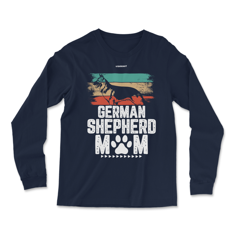 Load image into Gallery viewer, German Shepherd Mom Mothers Day Long Sleeve Shirt
