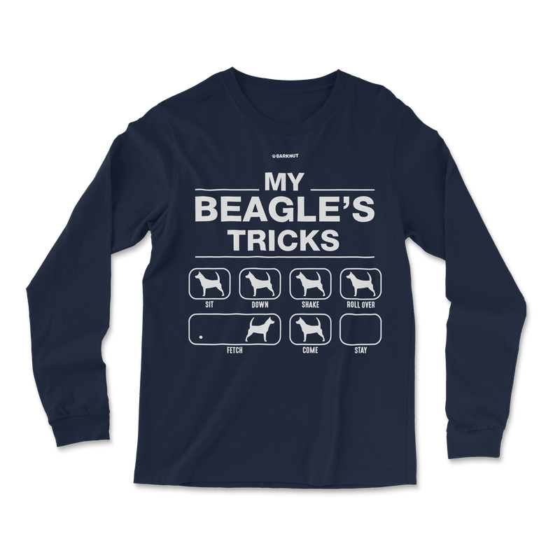 Load image into Gallery viewer, My Beagle&#39;s Tricks Long Sleeve Shirt
