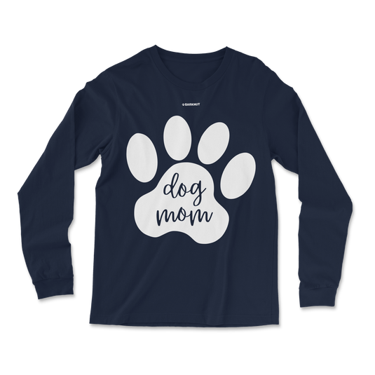 Dog Mom Paw Long Sleeve Shirt