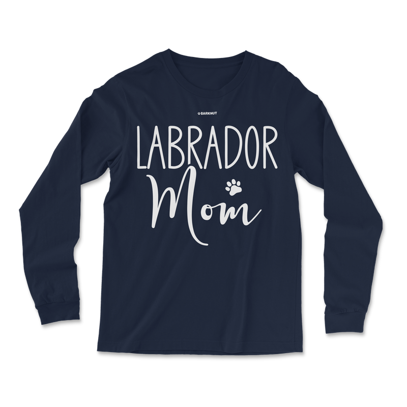 Load image into Gallery viewer, Labrador Mom Paw Print Long Sleeve Shirt
