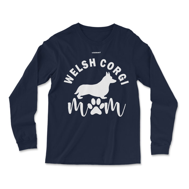 Load image into Gallery viewer, Welsh Corgi Mom Long Sleeve Shirt
