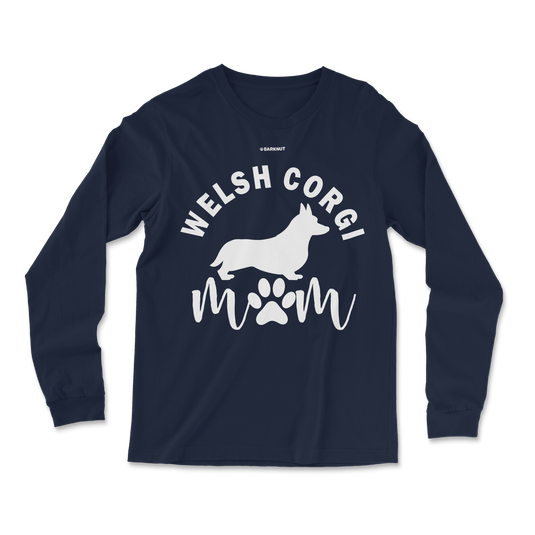 Welsh Corgi Mom Long Sleeve Shirt