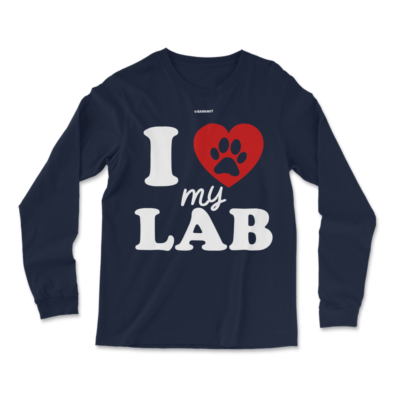 Load image into Gallery viewer, I Heart My Lab Long Sleeve Shirt
