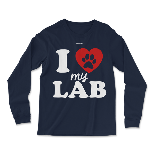 I Heart My Lab Long Sleeve Shirt