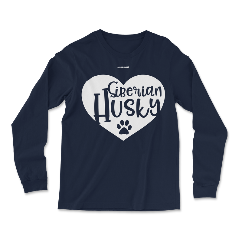 Load image into Gallery viewer, Heart Husky Long Sleeve Shirt
