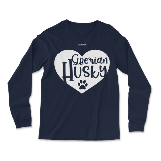 Heart Husky Long Sleeve Shirt