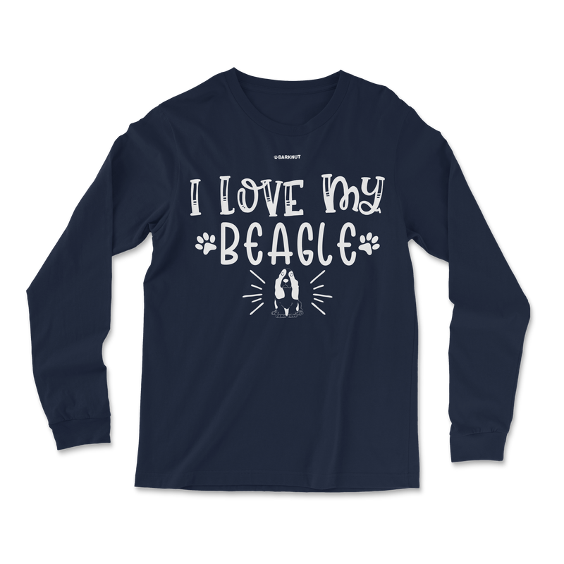 Load image into Gallery viewer, I Love My Beagle Long Sleeve Shirt
