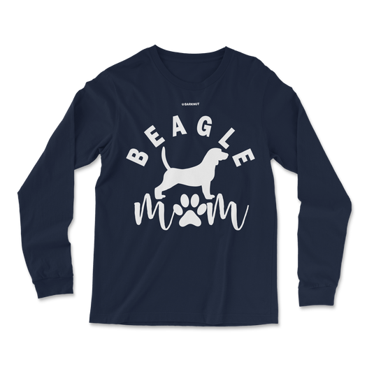 Beagle Dog Mom Long Sleeve Shirt