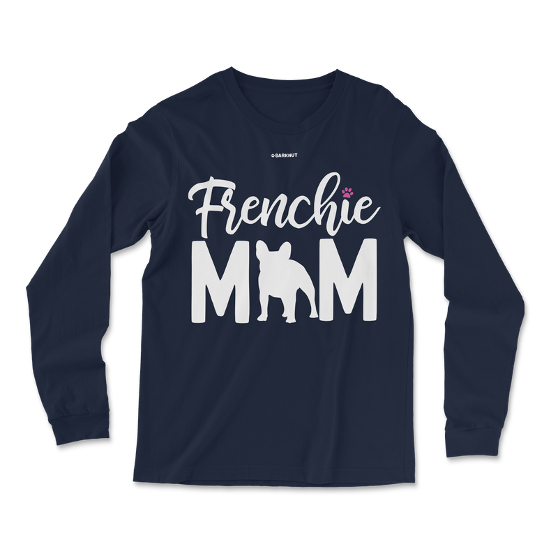 Load image into Gallery viewer, Frenchie Mom Silhouette Long Sleeve Shirt
