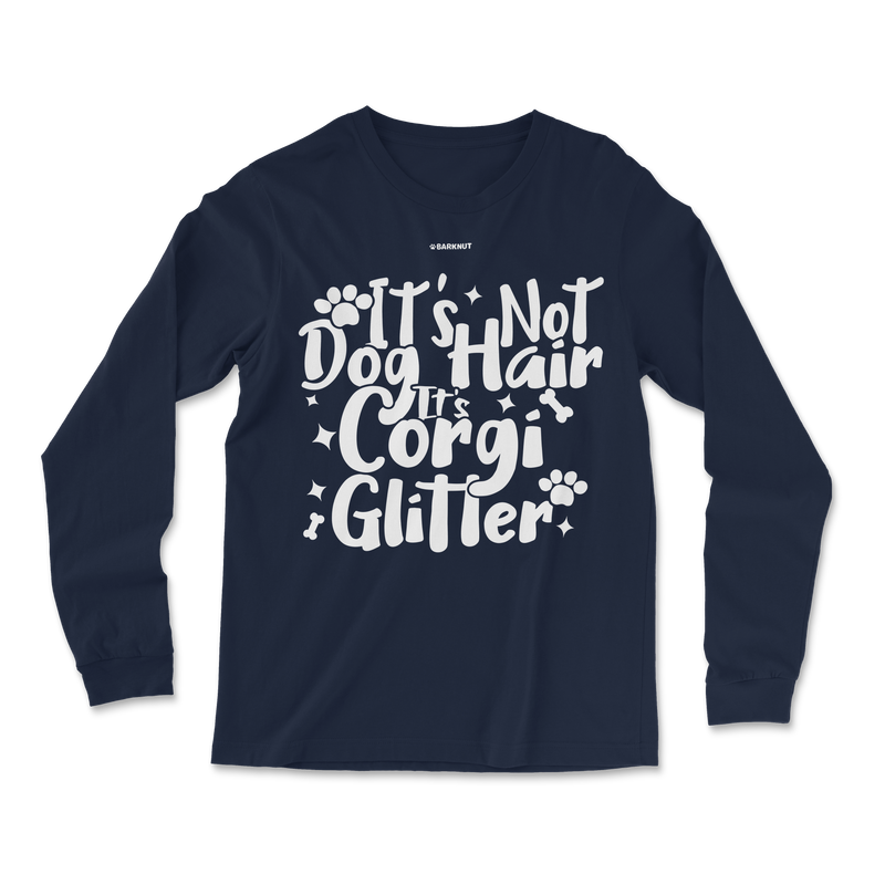 Load image into Gallery viewer, Corgi Glitter Long Sleeve Shirt
