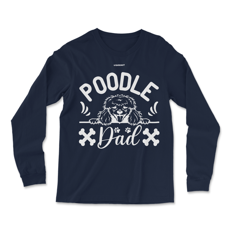 Load image into Gallery viewer, Poodle Dad Long Sleeve Shirt
