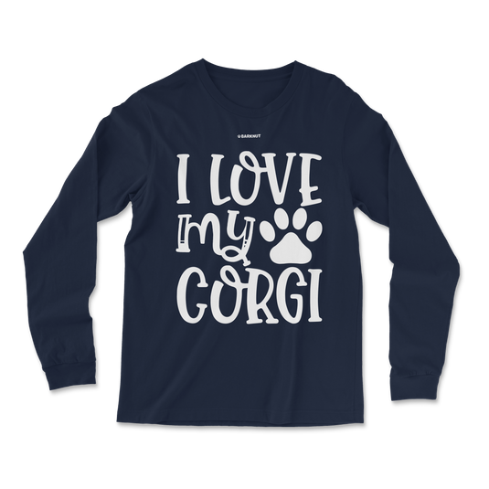 I Love My Corgi Long Sleeve Shirt