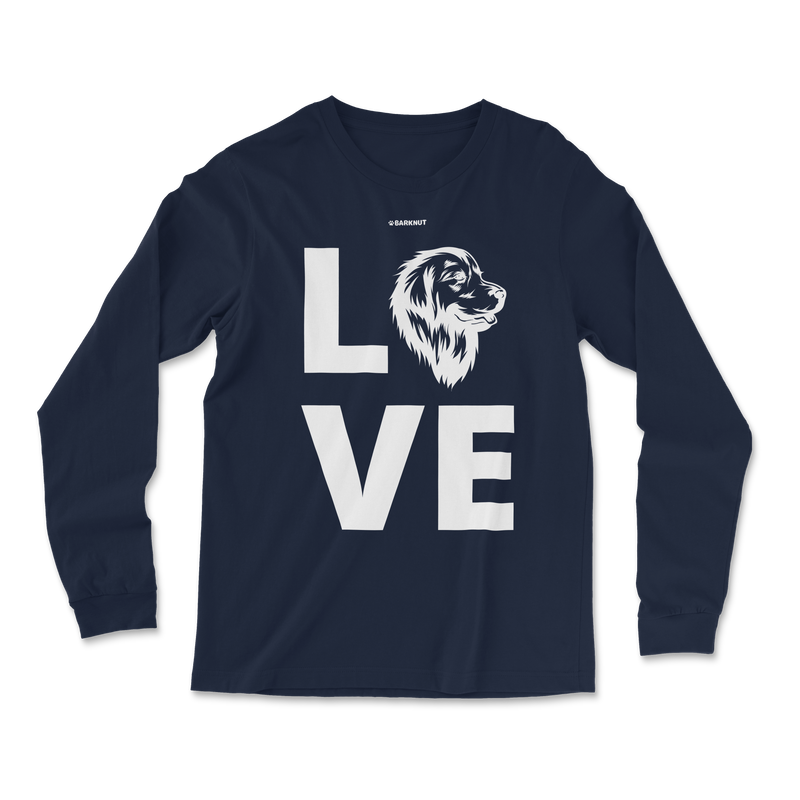 Load image into Gallery viewer, Love Golden Retriever Long Sleeve Shirt
